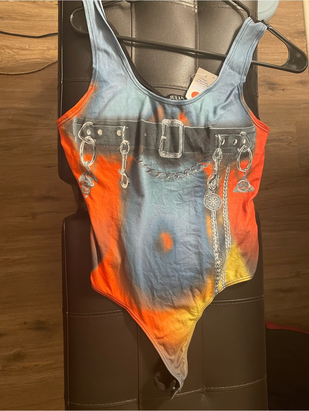 New Beautiful multi colored body suit